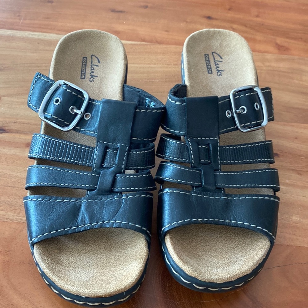 Clarks Women's Black Sandals